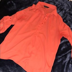Coral blouse